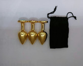 بات پلاگ استیل طلایی رنگ